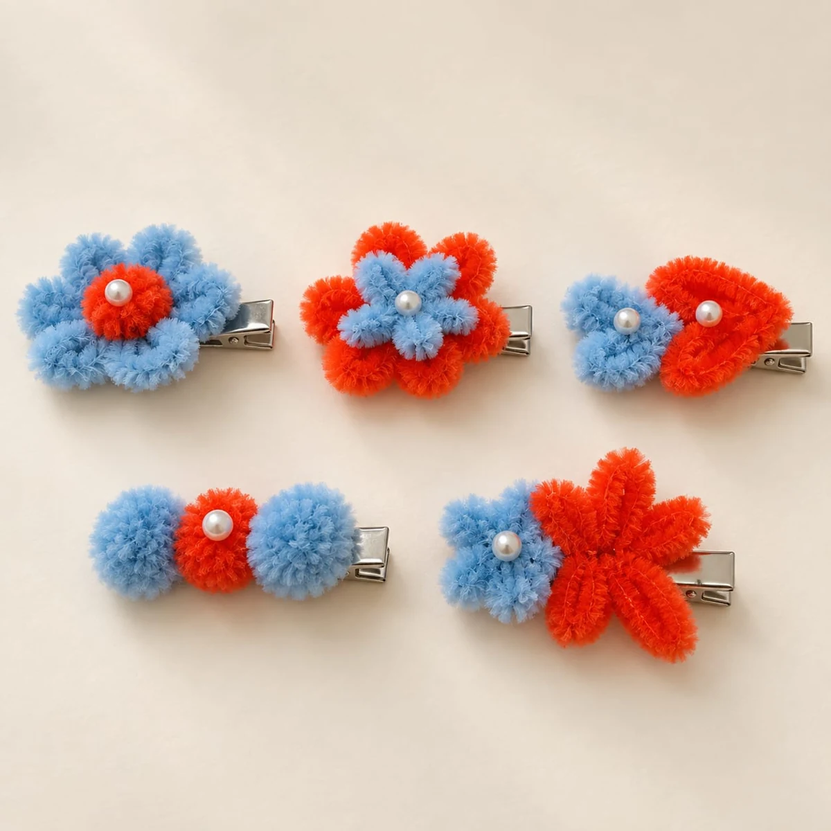 Little Flower Clips